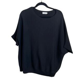 R Label Black Wool Sweater Size Large /‎ XL